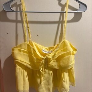 Beginning Boutique Yellow Camisole Top